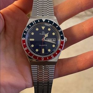 Timex blue and red. Excellent condition